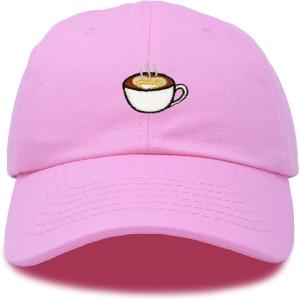 imageDALIX Cappuccino Hat Coffee Cup Womens Baseball CapLight Pink