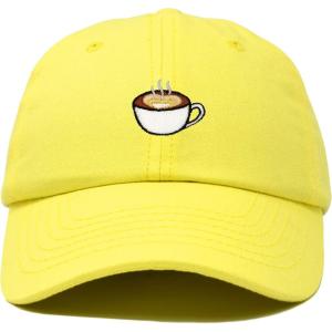 imageDALIX Cappuccino Hat Coffee Cup Womens Baseball CapMinion Yellow