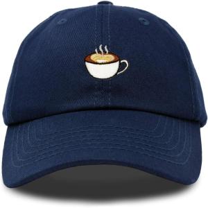 imageDALIX Cappuccino Hat Coffee Cup Womens Baseball CapNavy Blue
