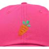 imageDALIX Carrot Embroidered Dad Cap Cotton Baseball Hat WomenHot Pink