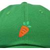 imageDALIX Carrot Embroidered Dad Cap Cotton Baseball Hat WomenKelly Green