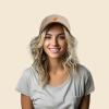 imageDALIX Carrot Embroidered Dad Cap Cotton Baseball Hat WomenKhaki