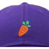 imageDALIX Carrot Embroidered Dad Cap Cotton Baseball Hat WomenPurple