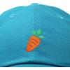 imageDALIX Carrot Embroidered Dad Cap Cotton Baseball Hat WomenTeal