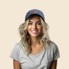 imageDALIX Carrot Embroidered Dad Cap Cotton Baseball Hat WomenWashed Navy