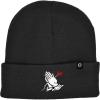 imageDALIX Prayer Hands Beanie Warm Winter Cap Embroidered Hat Black