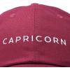 imageDALIX Capricorn Dad Hat Embroidered Zodiac Astrology Cotton Baseball CapMaroon