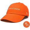 imageDALIX Capricorn Dad Hat Embroidered Zodiac Astrology Cotton Baseball CapOrange