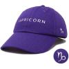 imageDALIX Capricorn Dad Hat Embroidered Zodiac Astrology Cotton Baseball CapPurple