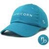 imageDALIX Capricorn Dad Hat Embroidered Zodiac Astrology Cotton Baseball CapTeal