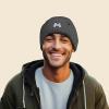 imageDALIX Game Controller Embroidered Beanie Cap Cotton Baseball MenAsphalt Gray