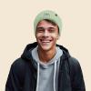 imageDALIX Game Controller Embroidered Beanie Cap Cotton Baseball MenLight Green