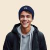 imageDALIX Game Controller Embroidered Beanie Cap Cotton Baseball MenNavy Blue