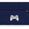 imageDALIX Game Controller Embroidered Beanie Cap Cotton Baseball MenNavy Blue
