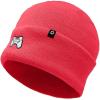 imageDALIX Game Controller Embroidered Beanie Cap Cotton Baseball MenNeon Pink
