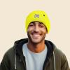 imageDALIX Game Controller Embroidered Beanie Cap Cotton Baseball MenNeon Yellow