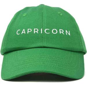 imageDALIX Capricorn Dad Hat Embroidered Zodiac Astrology Cotton Baseball CapKelly Green