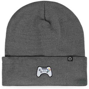 imageDALIX Game Controller Embroidered Beanie Cap Cotton Baseball MenAsphalt Gray
