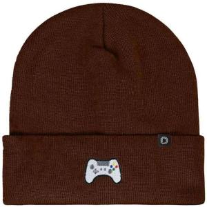 imageDALIX Game Controller Embroidered Beanie Cap Cotton Baseball MenBrown