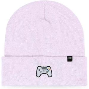 imageDALIX Game Controller Embroidered Beanie Cap Cotton Baseball MenLavender