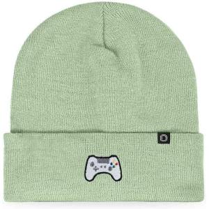 imageDALIX Game Controller Embroidered Beanie Cap Cotton Baseball MenLight Green