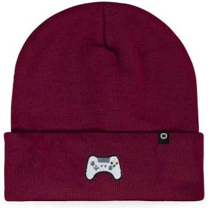 imageDALIX Game Controller Embroidered Beanie Cap Cotton Baseball MenMaroon