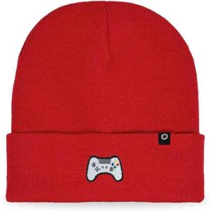 imageDALIX Game Controller Embroidered Beanie Cap Cotton Baseball MenRed