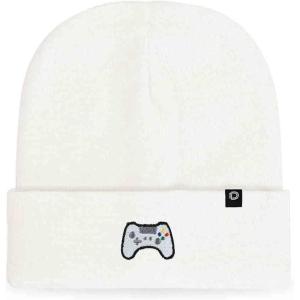 imageDALIX Game Controller Embroidered Beanie Cap Cotton Baseball MenWhite