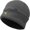 imageDALIX Mushroom Frog Embroidered Beanie Hat Cotton Cute Winter Fall Cap WomensAsphalt Gray