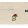 imageDALIX Mushroom Frog Embroidered Beanie Hat Cotton Cute Winter Fall Cap WomensBeige