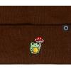 imageDALIX Mushroom Frog Embroidered Beanie Hat Cotton Cute Winter Fall Cap WomensBrown