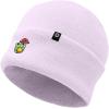 imageDALIX Mushroom Frog Embroidered Beanie Hat Cotton Cute Winter Fall Cap WomensLavender