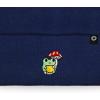 imageDALIX Mushroom Frog Embroidered Beanie Hat Cotton Cute Winter Fall Cap WomensNavy Blue