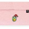 imageDALIX Mushroom Frog Embroidered Beanie Hat Cotton Cute Winter Fall Cap WomensPink