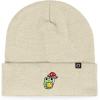 imageDALIX Mushroom Frog Embroidered Beanie Hat Cotton Cute Winter Fall Cap WomensBeige