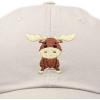 imageDALIX Cute Moose Hat Baseball CapBeige