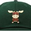 imageDALIX Cute Moose Hat Baseball CapDark Green