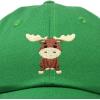 imageDALIX Cute Moose Hat Baseball CapKelly Green