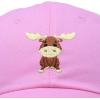 imageDALIX Cute Moose Hat Baseball CapLight Pink