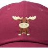 imageDALIX Cute Moose Hat Baseball CapMaroon