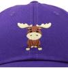 imageDALIX Cute Moose Hat Baseball CapPurple