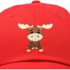 imageDALIX Cute Moose Hat Baseball CapRed