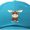 imageDALIX Cute Moose Hat Baseball CapTeal