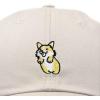 imageDALIX Leaping Corgi Embroidered Cap Cotton Baseball Hat Nautical WomensBeige