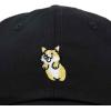 imageDALIX Leaping Corgi Embroidered Cap Cotton Baseball Hat Nautical WomensBlack