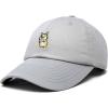 imageDALIX Leaping Corgi Embroidered Cap Cotton Baseball Hat Nautical WomensGray