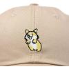 imageDALIX Leaping Corgi Embroidered Cap Cotton Baseball Hat Nautical WomensKhaki