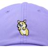 imageDALIX Leaping Corgi Embroidered Cap Cotton Baseball Hat Nautical WomensLavender