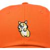 imageDALIX Leaping Corgi Embroidered Cap Cotton Baseball Hat Nautical WomensOrange