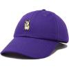 imageDALIX Leaping Corgi Embroidered Cap Cotton Baseball Hat Nautical WomensPurple